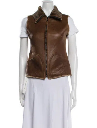 Pre-owned Emporio Armani Vintage 1990's Vest In Brown