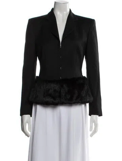 Pre-owned Emporio Armani Vintage 2000's Blazer In Black