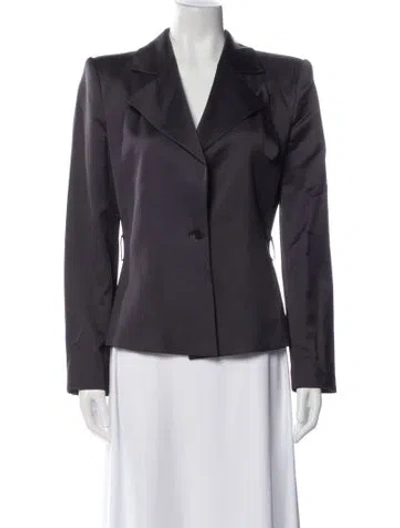 Pre-owned Emporio Armani Vintage 2002 Blazer In Purple