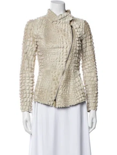 Pre-owned Emporio Armani Vintage 2010 Blazer In Neutral