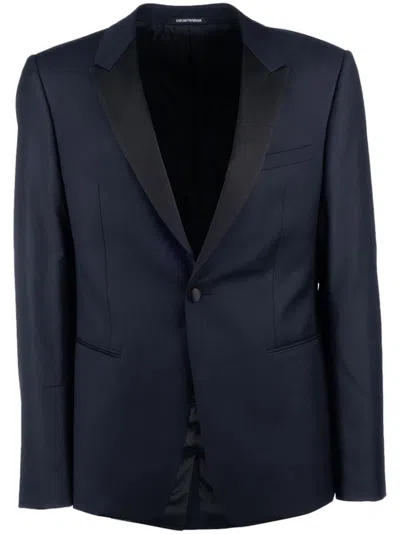 EMPORIO ARMANI VIRGIN WOOL BLAZER