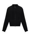 Emporio Armani Official Store Blouson Mit Reissverschluss Aus Schurwollstoff In Black