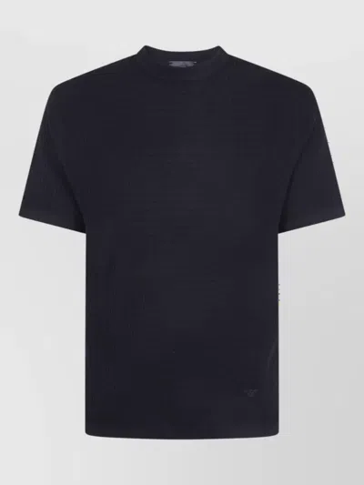 Emporio Armani Virgin Wool Fine-knit Crew-neck Sweater