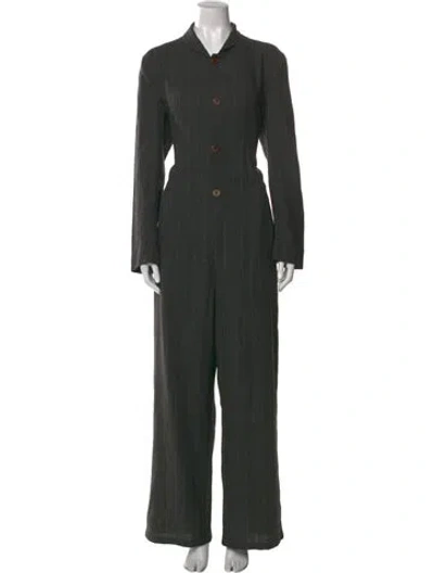 Pre-owned Emporio Armani Virgin Wool Jumpsuit In Green