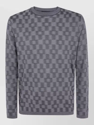 Emporio Armani Virgin Wool Round Neck Sweater
