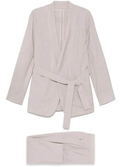 EMPORIO ARMANI VIRGIN WOOL SINGLE-BREASTED SUIT