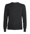Emporio Armani Virgin Wool Sweater In Black