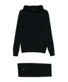 Emporio Armani Virgin Wool Trousers And Hoodie Set