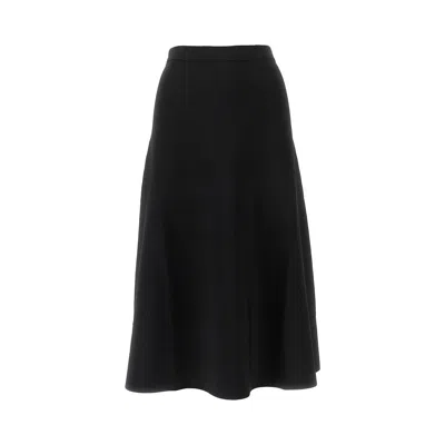 Emporio Armani Viscose-blend Flared Midi Skirt