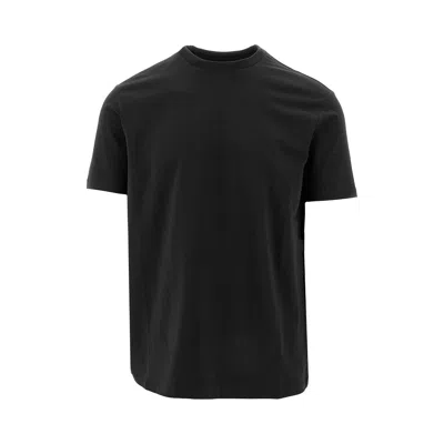Emporio Armani Viscose Jersey T-shirt In Black
