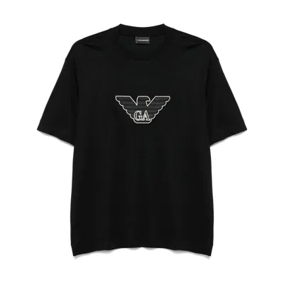 EMPORIO ARMANI VISCOSE T SHIRTS