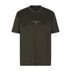 Emporio Armani Lyocell Blend Jersey T-shirt With 3d-effect Logo