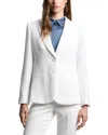 Emporio Armani Wafer Textured Blazer In Multi