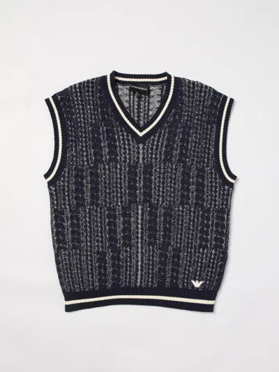 Emporio Armani Waistcoat  Kids Color Black In Schwarz