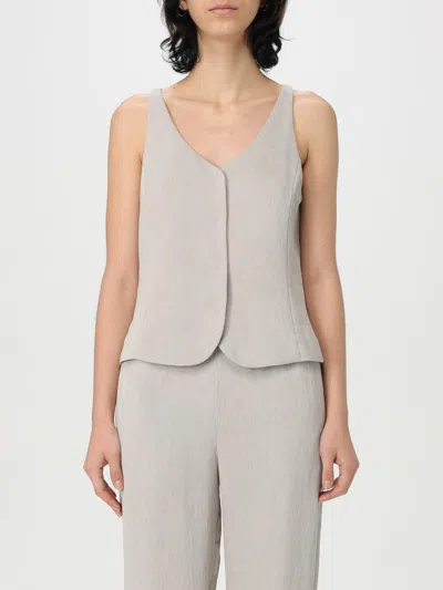 Emporio Armani Waistcoat  Woman Color Natural