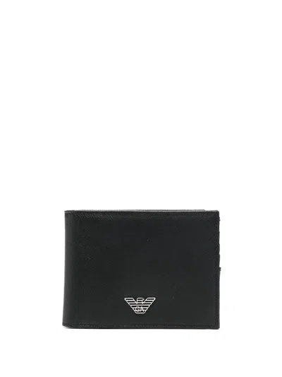 Emporio Armani Wallet Classic "y4r165.y138e" In Black