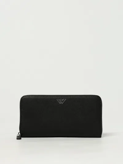 Emporio Armani Wallet  Men Color Black