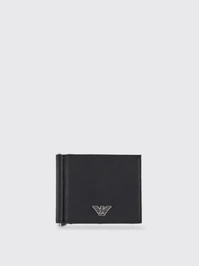 Emporio Armani Wallet Men In Black