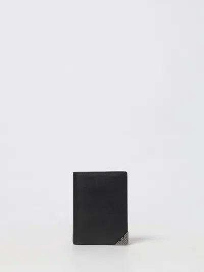 Emporio Armani Wallet  Men Color Black
