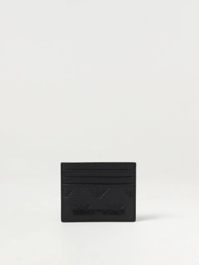 Emporio Armani Wallet  Men Colour Black
