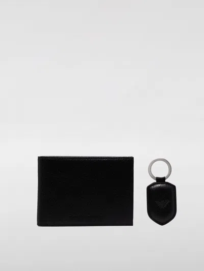 Emporio Armani Wallet  Men Color Black
