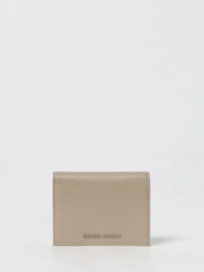 Emporio Armani Wallet  Men Color Dove Grey In White