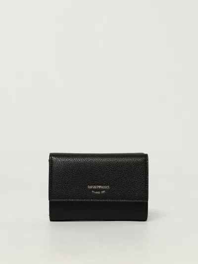 Emporio Armani Portafoglio  In Pelle Sintetica A Grana