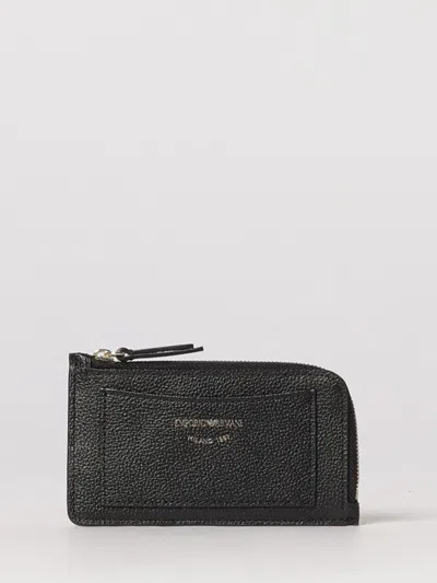 Emporio Armani Wallet Woman  In Black