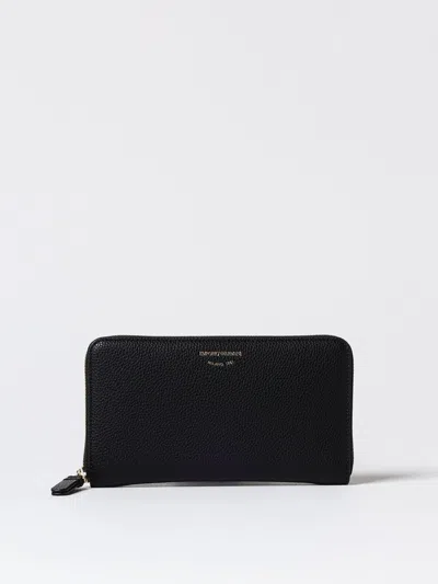 EMPORIO ARMANI WALLET EMPORIO ARMANI WOMAN COLOR BLACK,F91948002
