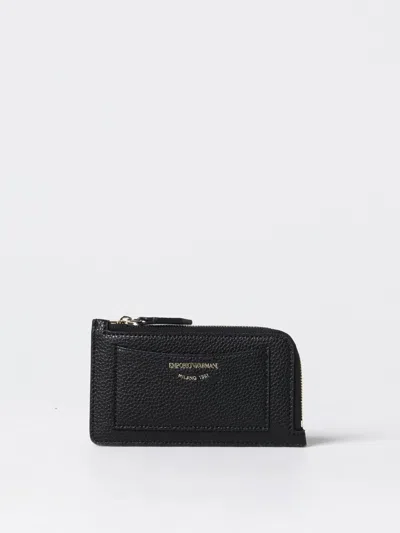 Emporio Armani Wallet  Woman Color Black In 黑色