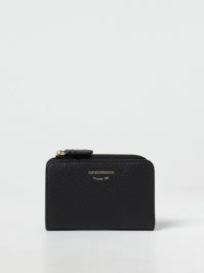 Emporio Armani Wallet  Woman Color Black In 黑色