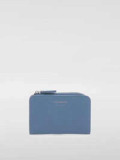 EMPORIO ARMANI WALLET EMPORIO ARMANI WOMAN COLOR BLUE,G54142009