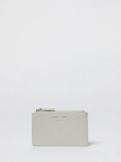 Emporio Armani Wallet  Woman Color Grey In White