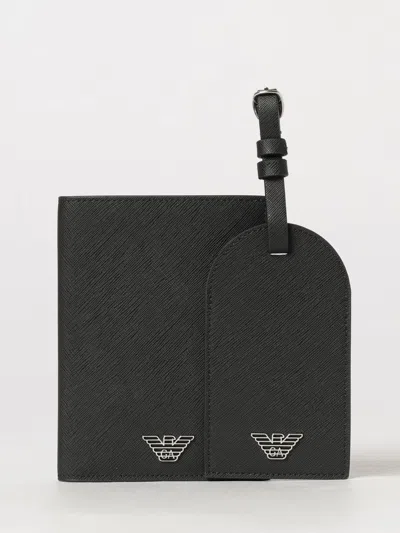 Emporio Armani Wallet Men Color Black