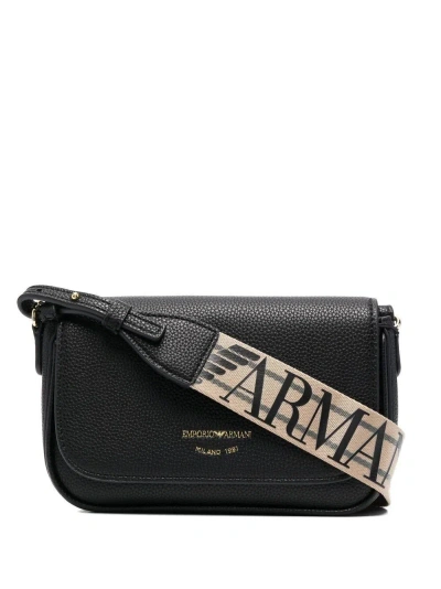 Emporio Armani Wallet On Chain In Black