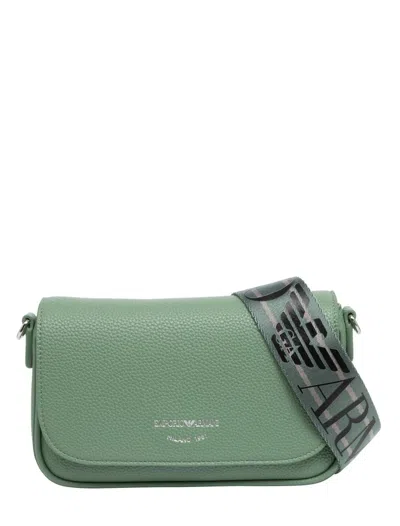 Emporio Armani Wallet On Chain In Green