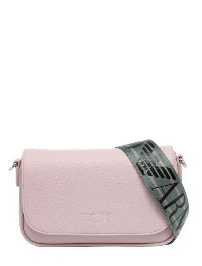 Emporio Armani Wallet On Chain In Pink