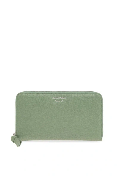 Emporio Armani Wallet With Logo In Green