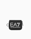Emporio Armani Wallet With Wraparound Zip And Oversized Logo In Black