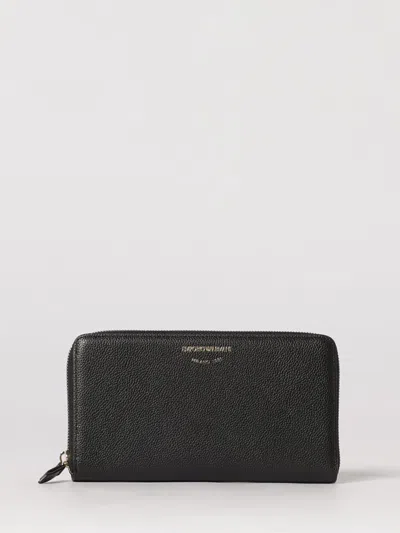 Emporio Armani Wallet Woman  In Black