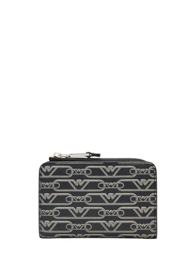 Emporio Armani Wallets In Black
