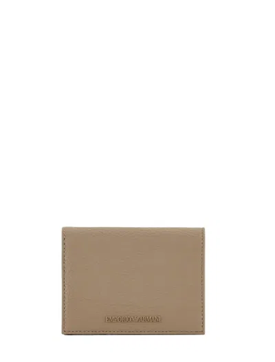 Emporio Armani Wallets In Beige