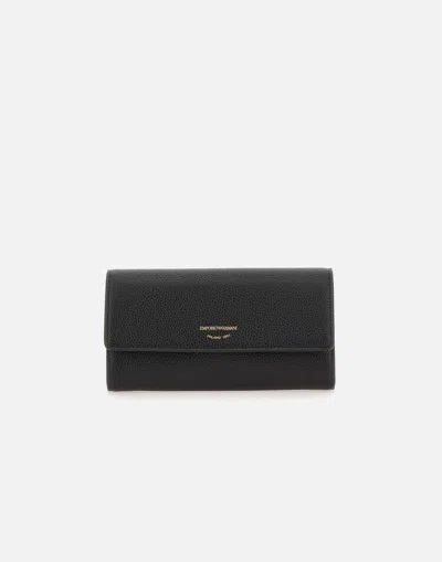 Emporio Armani Deer Print My Wallet In Black