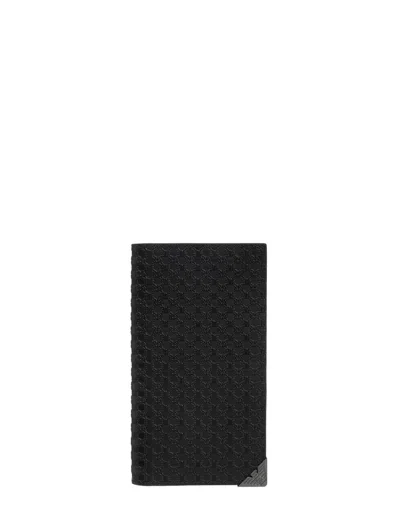 Emporio Armani Wallets In Black