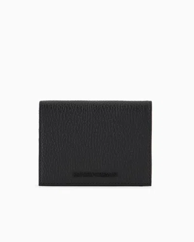Emporio Armani Wallets In Black