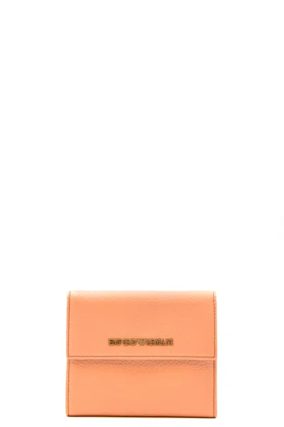 Emporio Armani Wallets Coral In Orange