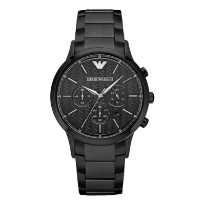 Pre-owned Emporio Armani Watch In Anthracite