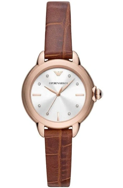 Emporio Armani Watches Mod. Ar11525 Gwwt1 In Brown