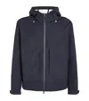 EMPORIO ARMANI WATER-REPELLENT TRAVEL ESSENTIALS HOODED JACKET