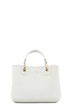 Emporio Armani White Shoulder Bag In White Logo